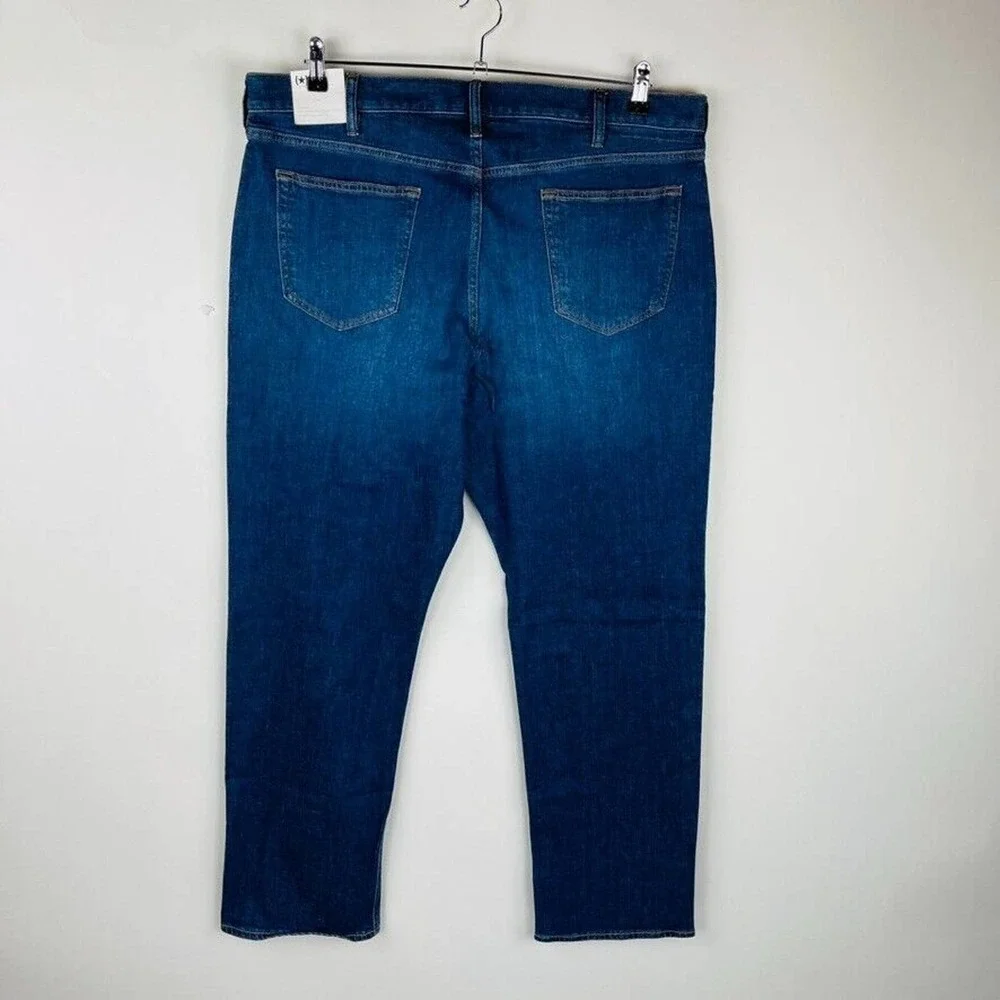 New Banana Republic Mens Straight Size 44 x 34 Organic Cotton Mid‎ Rise NWT